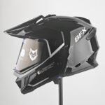 Casco de Moto ADV BFox BFOX-4 Deportivo - Negro Brillante Visor Smoke