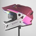 Casco de Moto BFox Edición Especial - Sueño Rosa Mate Visor Revo Pink