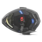 Casco de Moto BFox BFOX-3 Certificado - Negro Mate Visor Revo Tornasol Azul