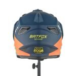 Casco de Moto BFox BFOX-8 ADV Radical - Diseño Neón Mate Visor Smoke Blue